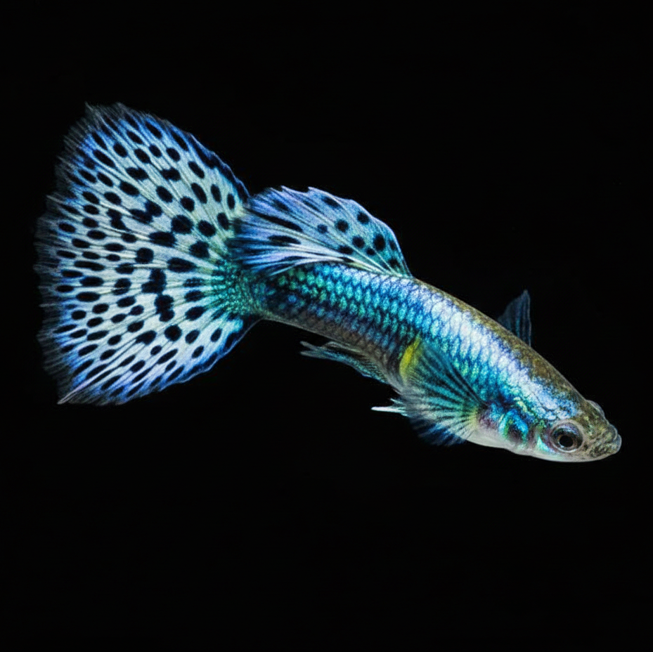 Purple Ivory Mosaic Guppy