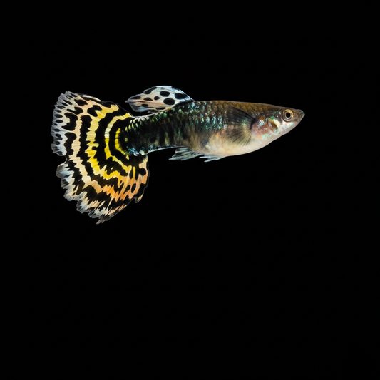 Yellow Tiger Guppy