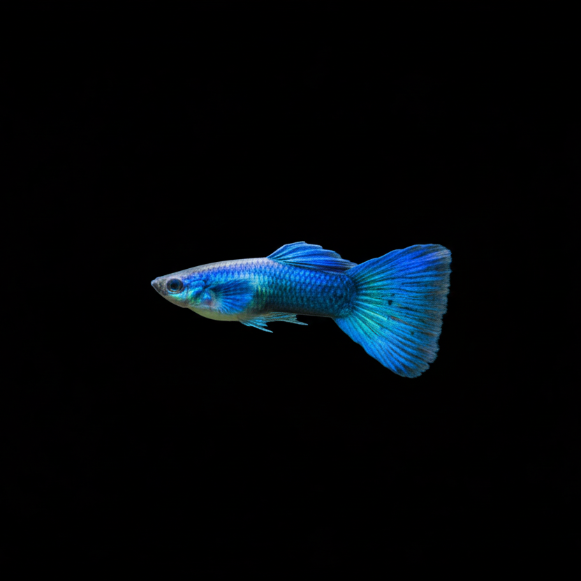 Neon Blue Guppy